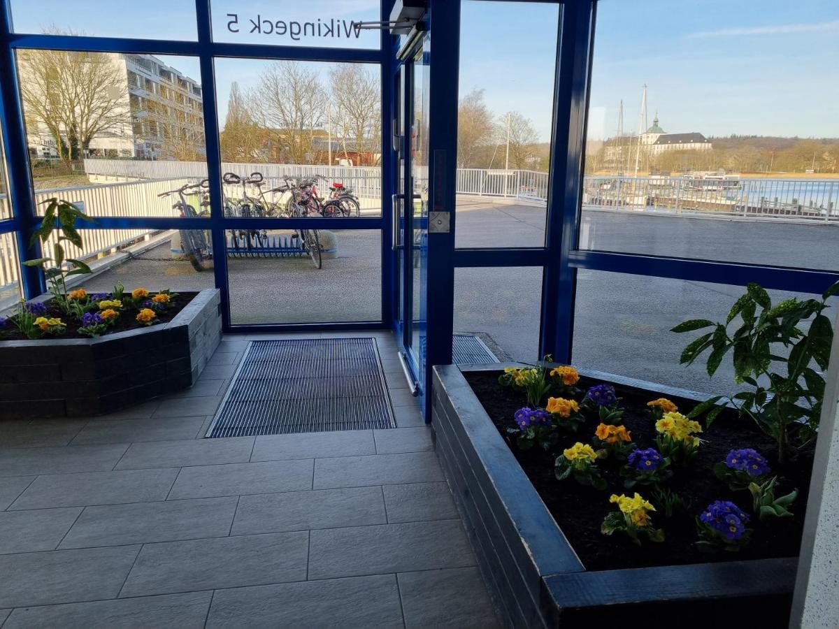 Ferienwohnung Schleiloge Mit Panoramablick Auf Die Schlei シュレースヴィヒ エクステリア 写真