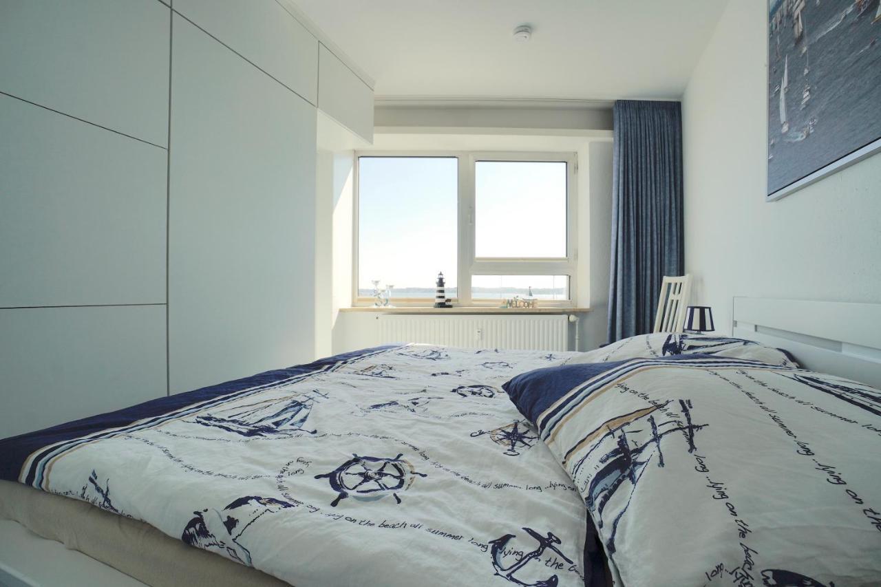 Ferienwohnung Schleiloge Mit Panoramablick Auf Die Schlei シュレースヴィヒ エクステリア 写真